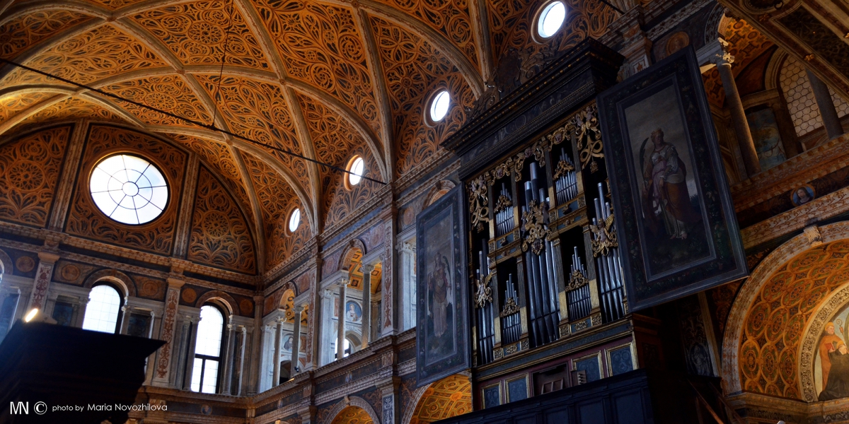 Inside the Monastero San Maurizio in Milan
