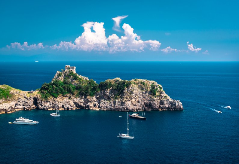 View of the Amalfi Coast excursion