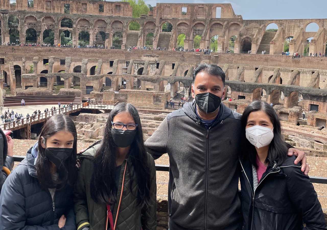 Family Visit Colosseum