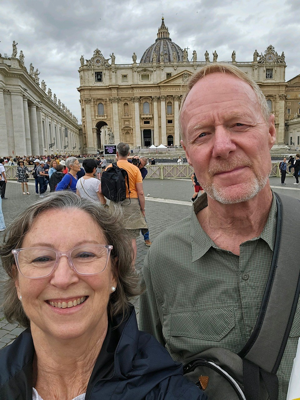Couple visits Rome