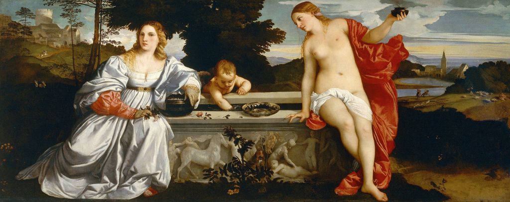 Sacred and Profane Love by Tiziano