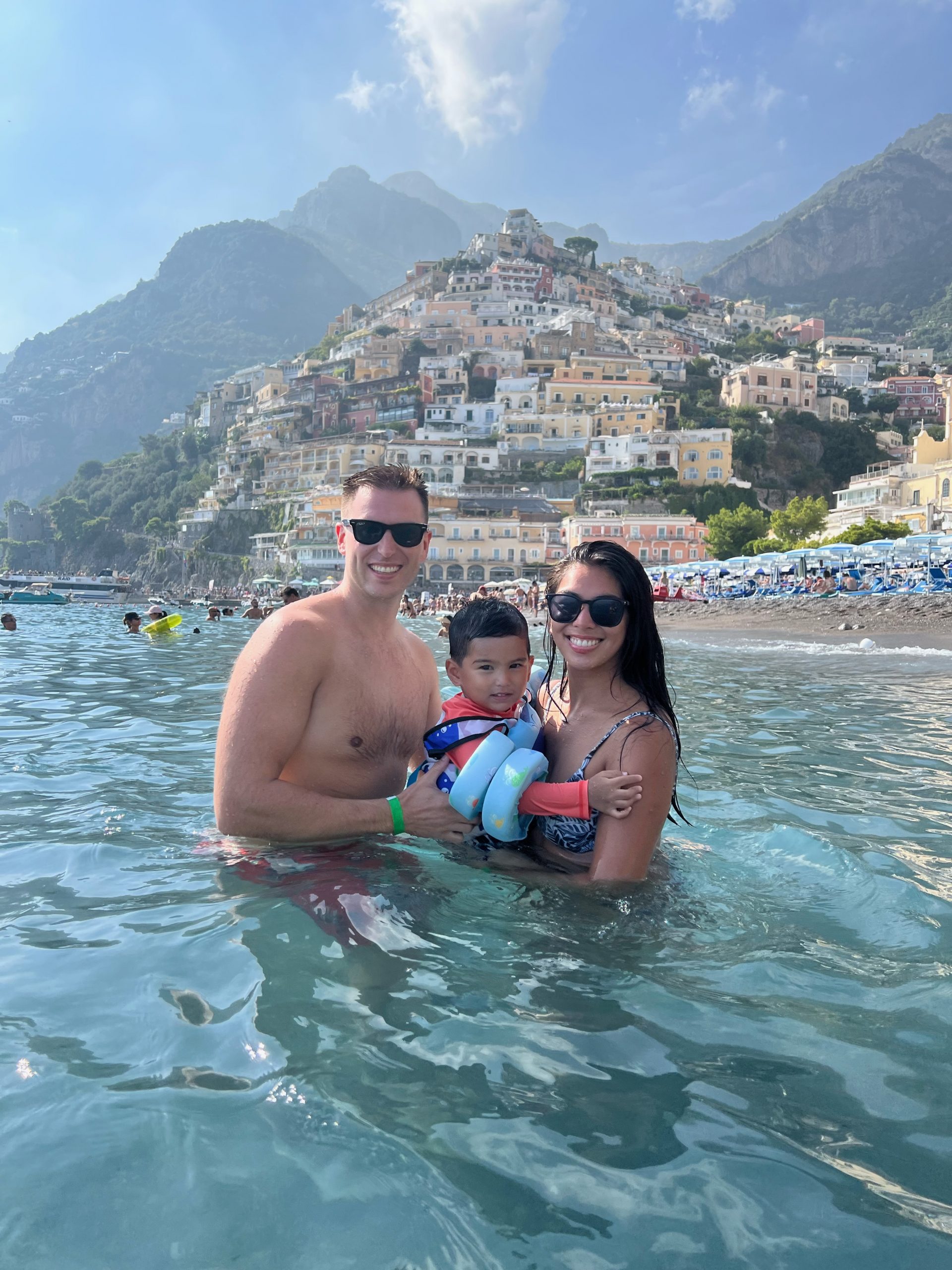 Family in Amalfi Coast