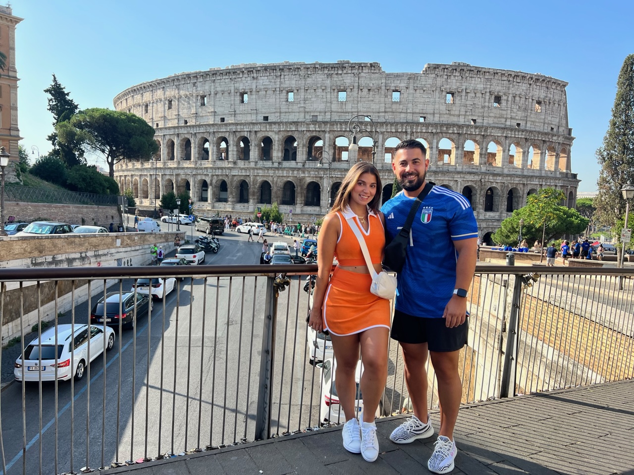 Couple at Colosseum