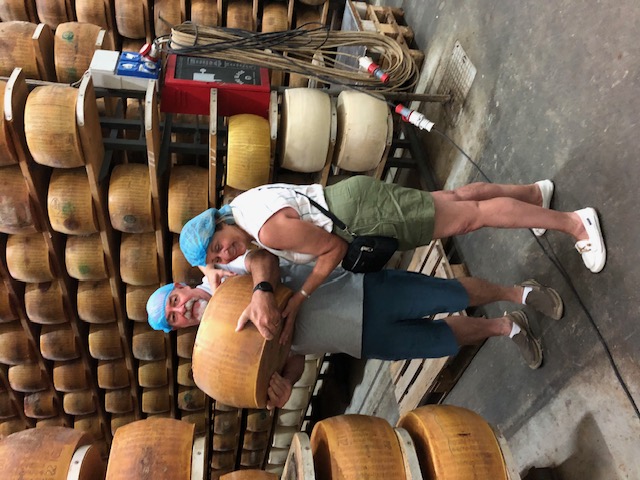 Couple Visit Cheese factory