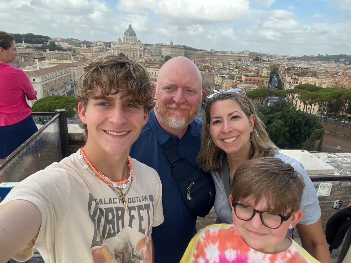 Family in Italy
